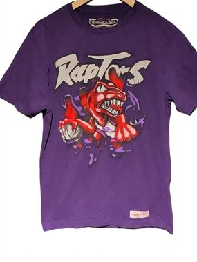 Mitchell & Ness Purple Raptors Breakthrough Tee
